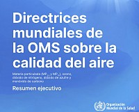 Directrices mundiales de la oms sobre calidad del aire