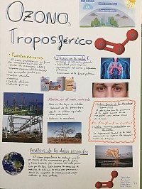 Mural ozono troposférico grupo 4ESO